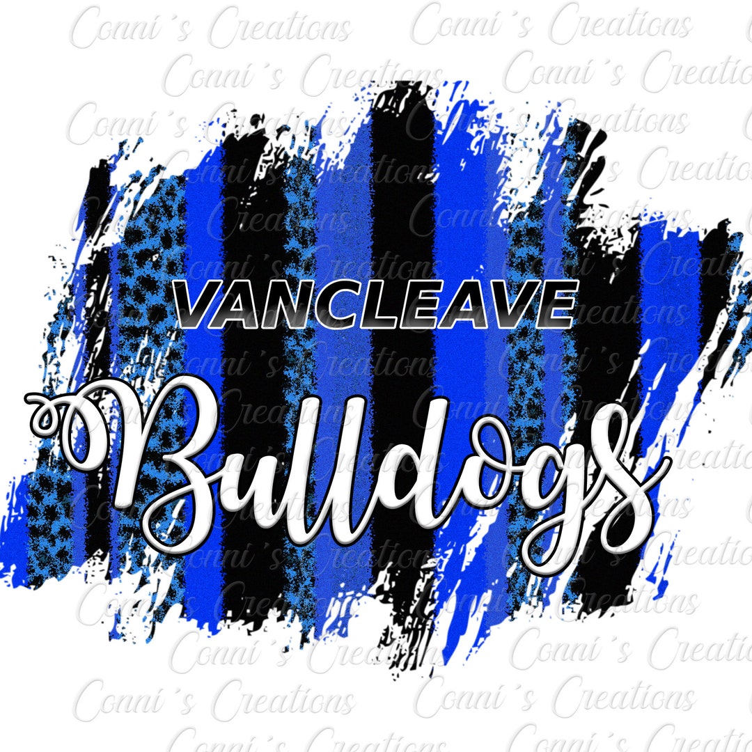 Vancleave Bulldogs Digital Sublimation Design Png Etsy
