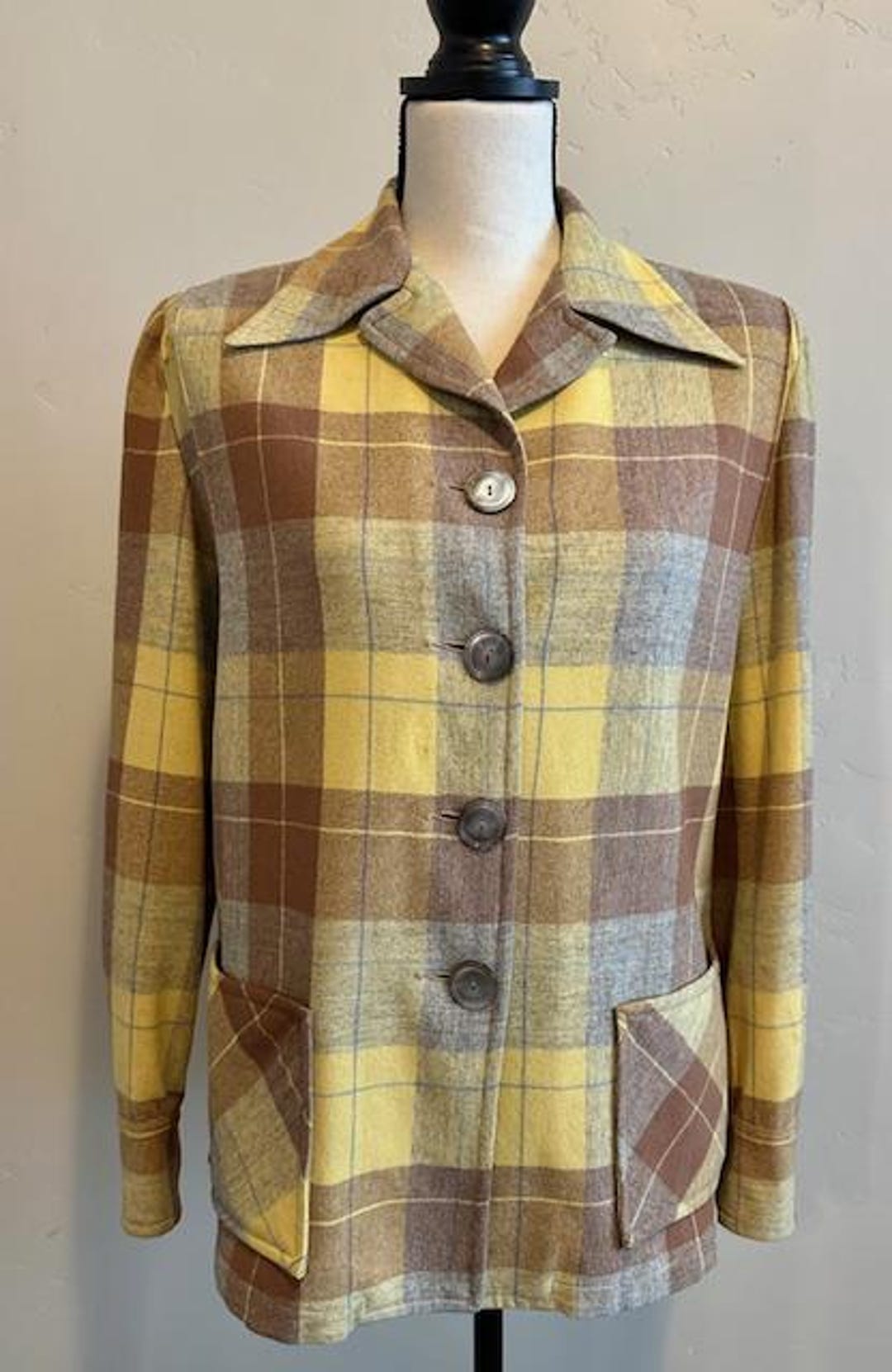 Pendleton 49er Jacket Pattern Vintage 1950s Pendleton Plaid 49er Jacket - Etsy