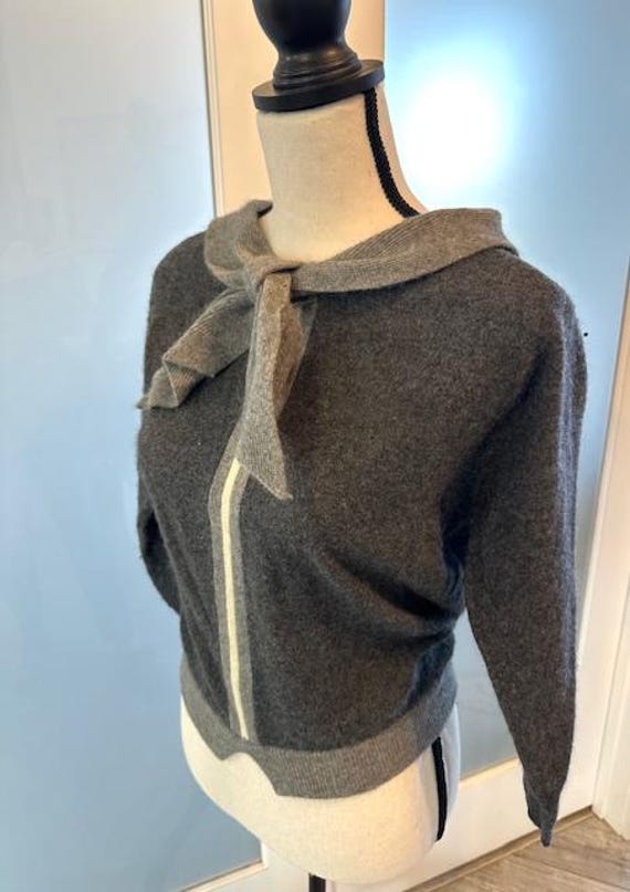 Gorgeous Vintage Angora Sweater 1950’s - image 6