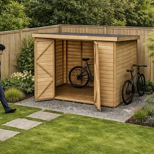 2.4x1.8m (8x6ft) DIY Shed Plans: Step-by-Step 3D Construction Guide (Metric)