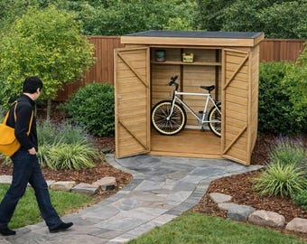 1.82x1.2m (6x4ft) Shed Plans: DIY Build Guide with 3D Instructions (Metric)