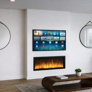 TV & Fireplace Media Wall Plans + 3D Model – Step-by-Step Instructions