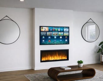 TV & Fireplace Media Wall Plans + 3D Model – Step-by-Step Instructions