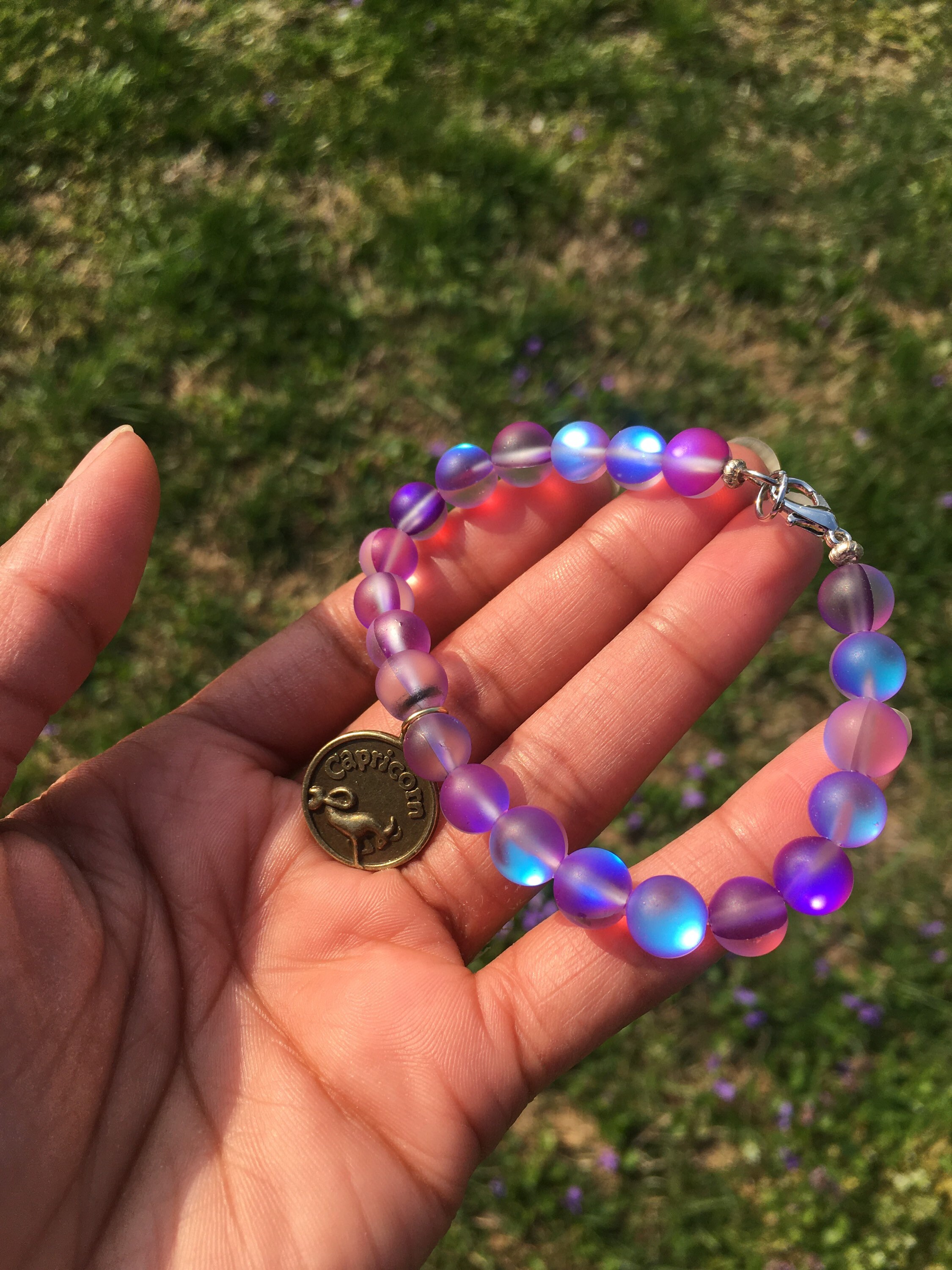 Zodiac Holographic Bracelet Etsy
