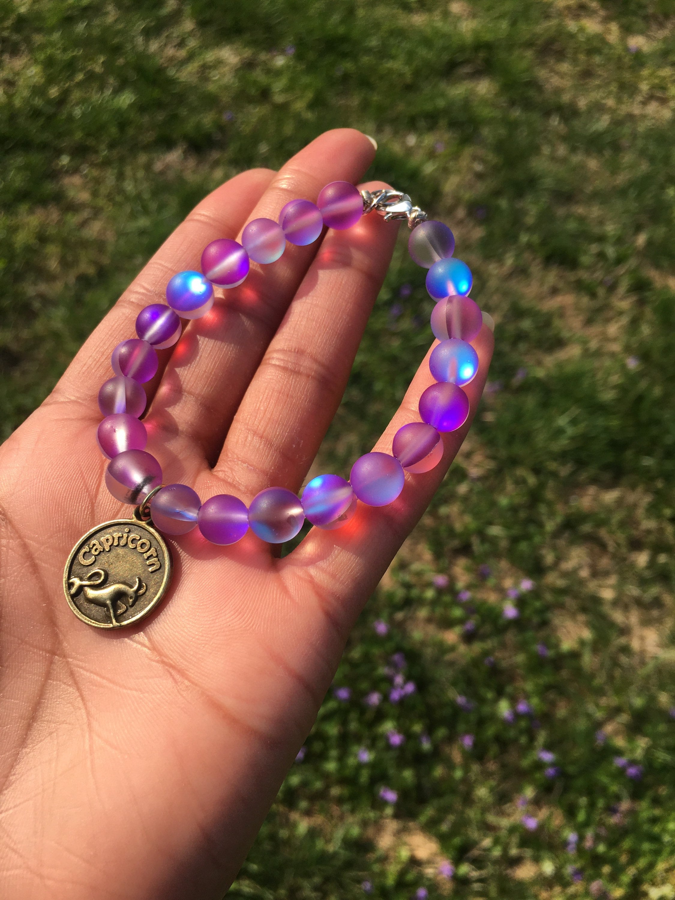Zodiac Holographic Bracelet Etsy