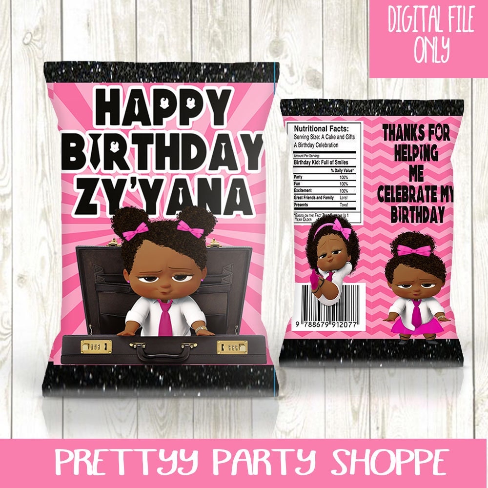 boss baby girl invitations