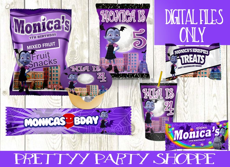 Download Vampirina Party Package Vampirina Vampirina Birthday Etsy
