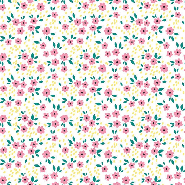 51996# 4 stretch way polyester spandex small flower  print for swimwear, bikini, dancewear, Support Custom Print, Price sold by Yard