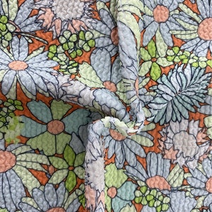 Y31052# Newest 4 stretch way thicker seersucker print 530GSM thicker weight - ideas for swimwear, bikini, swimsuit, Price sold by Yard
