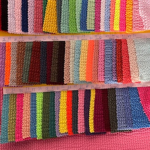 Width 100CM 4 stretch way 95Polyester / 5Spandex Weight 280GSM thin thickness seersucker fabric - ideas for swimwear, Price sold by Yard