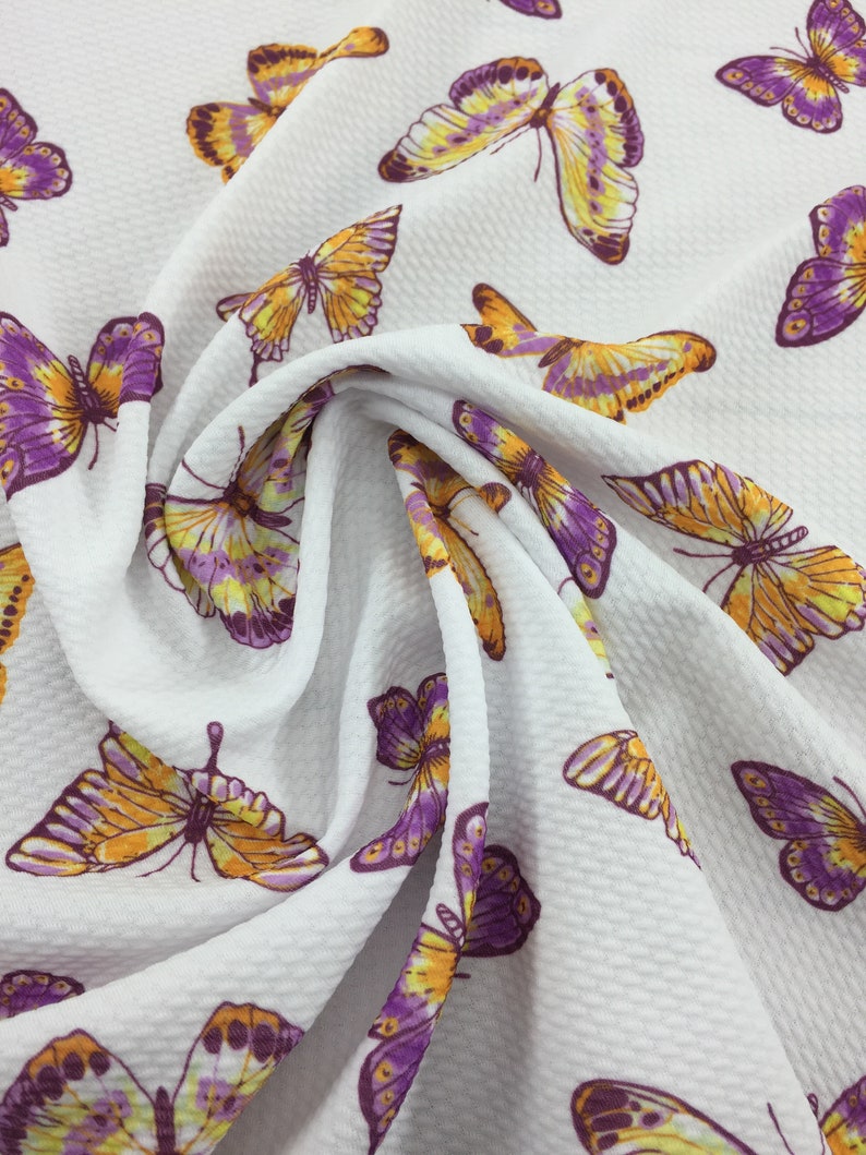 B30046 4 Stretch Way Polyester Spandex Bullet Fabric Print Etsy