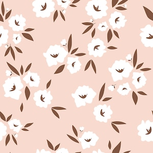 53667# 4 stretch way polyester /spandex matt small flower stretch fabric print works for bikini, Support Custom Print,Price sold by Yard