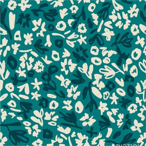 53665# 4 stretch way polyester /spandex matt small flower stretch fabric print works for bikini, Support Custom Print,Price sold by Yard