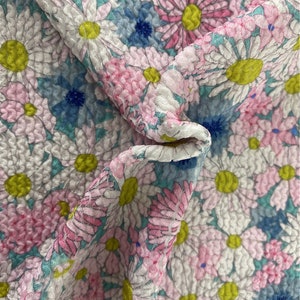 Y51949# Newest 4 stretch way thicker seersucker print 530GSM thicker weight - ideas for swimwear, bikini, swimsuit, Price sold by Yard