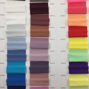 JD1141E# 29 Solid colors 4 stretch way 80Nylon / 20Spandex - Thin Weight 135GSM works for lingerie, stockings, bodywear, Price sold by Yard