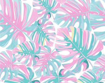 50043# 4 stretch way polyester /spandex matt tropical fabric print works for swimwear, bikini Support Custom Print, Price sold by Yard