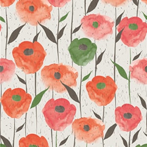 53732# 4 stretch way polyester /spandex matt watercolor flower fabric print works for bikini, Support Custom Print,Price sold by Yard