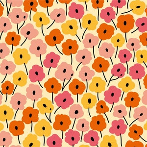 31880# 4 stretch way polyester/spandex matt small flower fabric print work for swimwear, Support Custom Print, Price sold by Yard