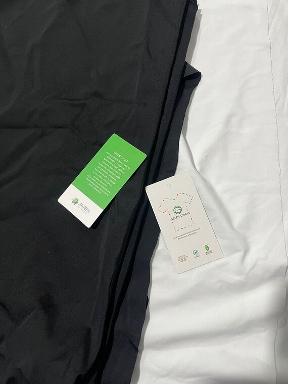 4 stretch way Recycled sustainable polyester spandex bleach white & Black fabric- works for swimwear, dancewear, costume, Price sold by Yard