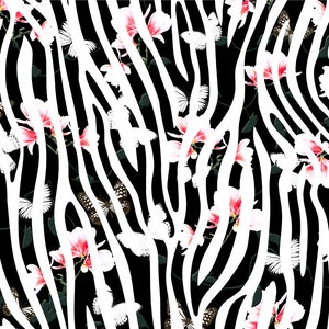 32255# 4 stretch way polyester/spandex flower fabric print work for swimwear, Support Custom Print, Price sold by Yard