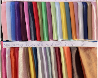 40D 4 stretch way 92Nylon / 8Spandex mesh solid colors The 1-64# item - works for lingerie, bodywear, dancewear, leotard, Price sold by Yard
