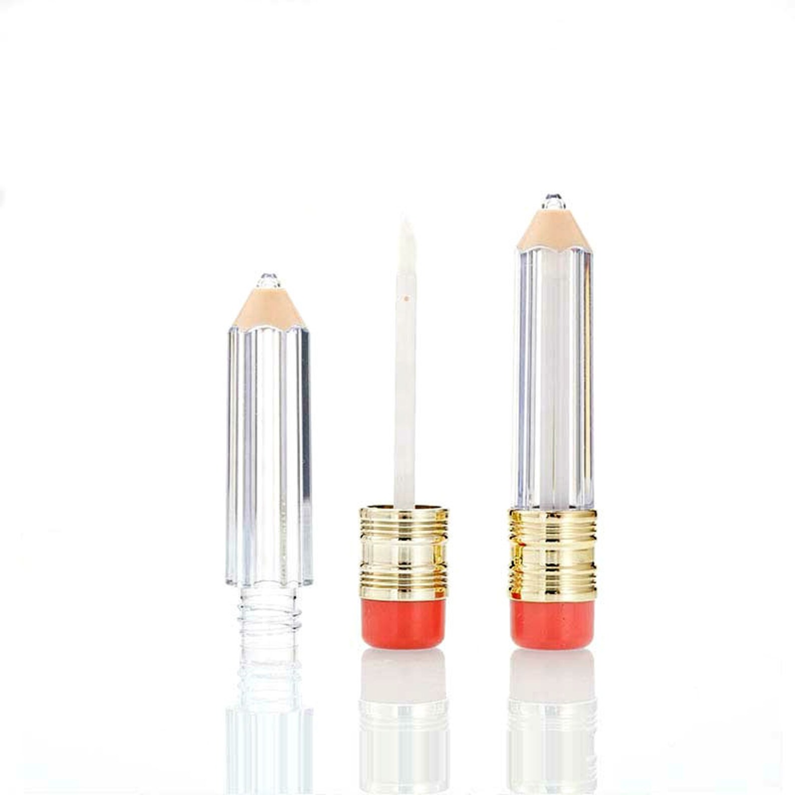 3.5ML Empty Lip gloss Tubes Pencil Shape Lip Gloss Clear Tube Etsy