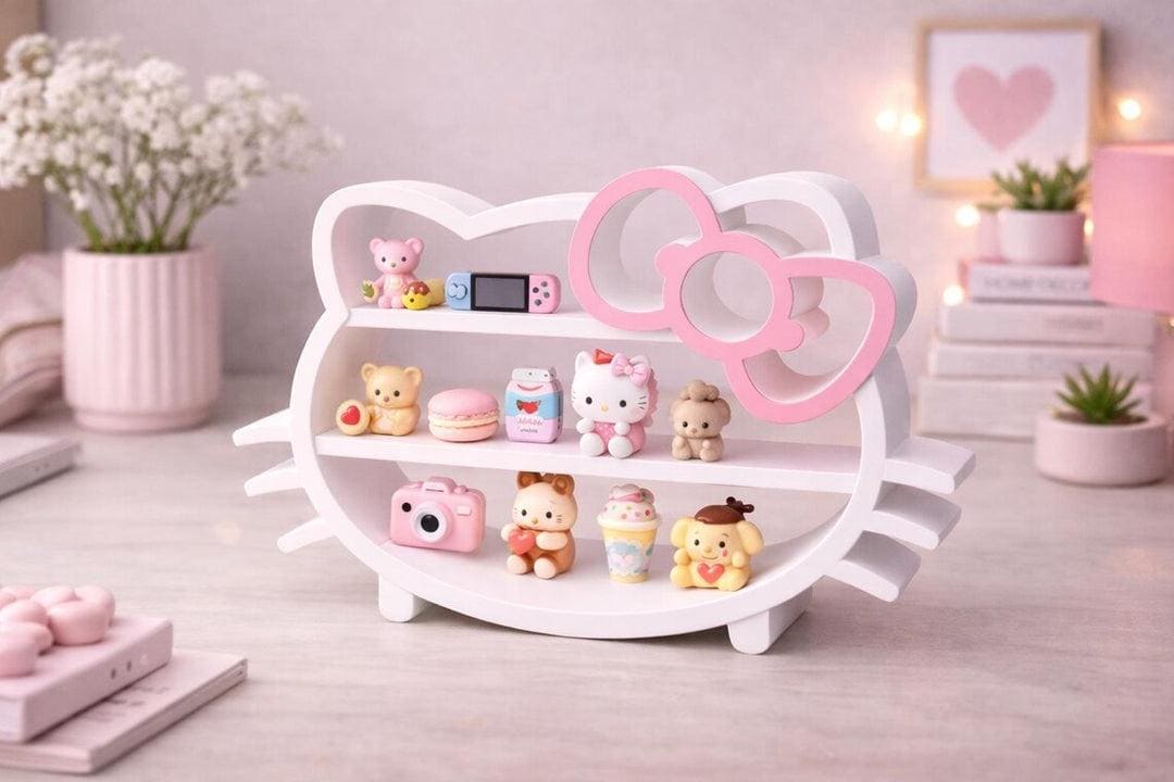 Hello Kitty Shelf | Build Your Shelf | Sanrio Decor | Desk