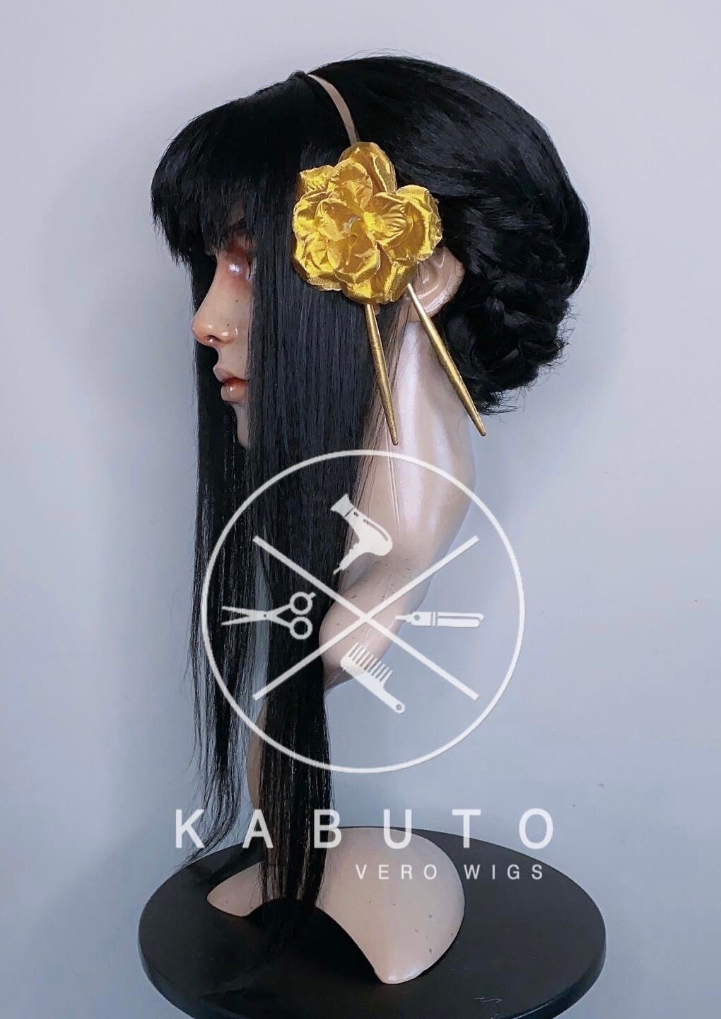 Wig Commission Black Cosplay Wig Etsy UK