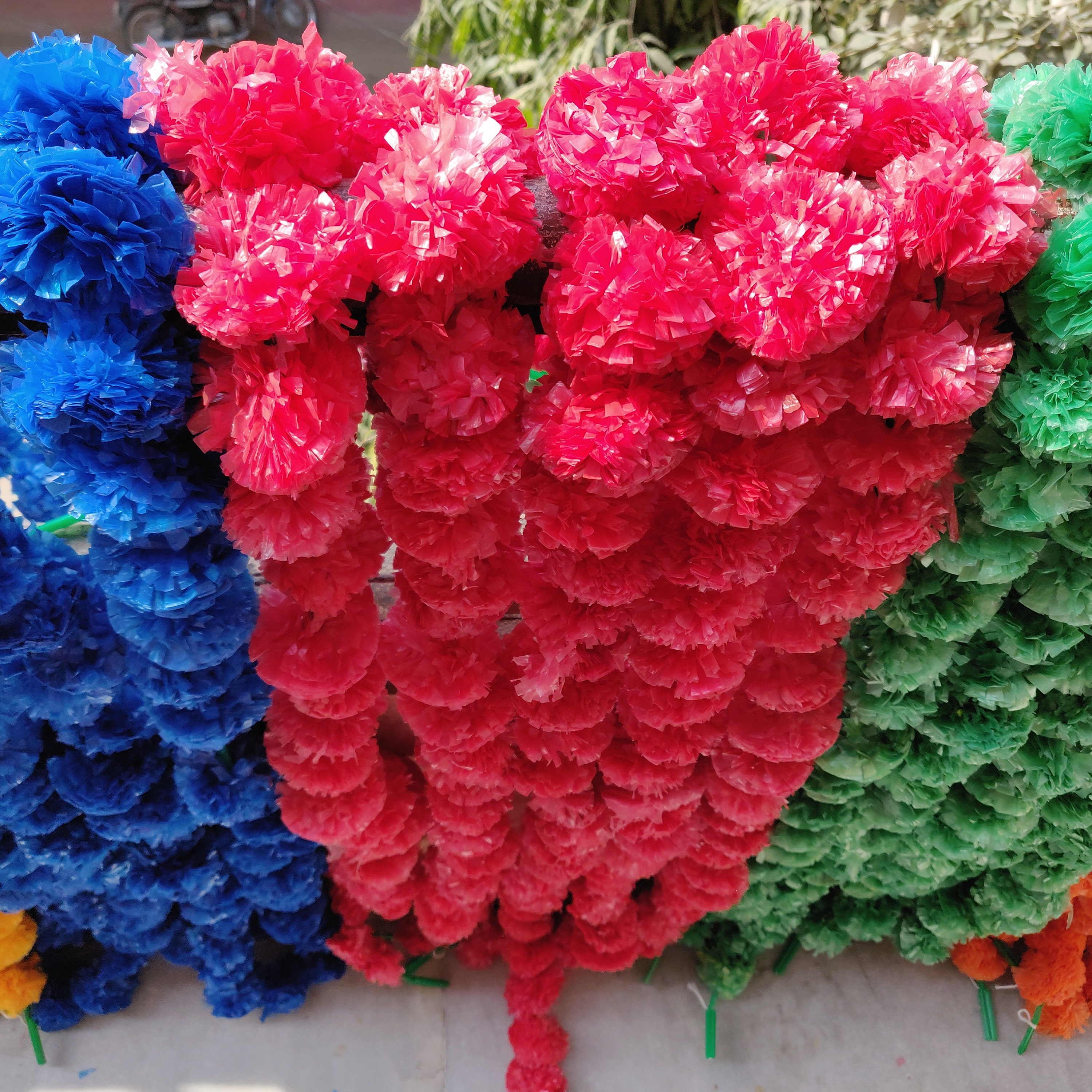 40 Pcs Lot Fresh Like Real Look Artificial Flower Strings Etsy