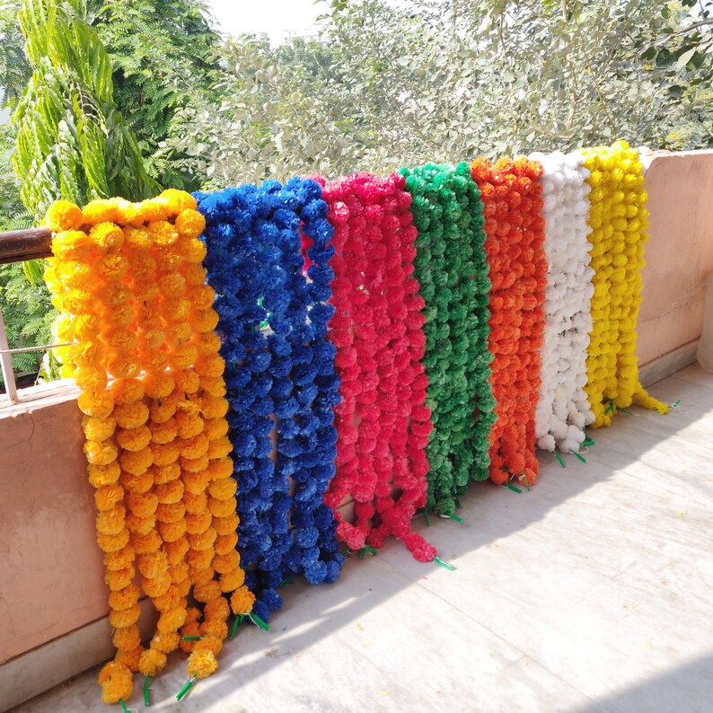 40 Pcs Lot Fresh Like Real Look Artificial Flower Strings Etsy