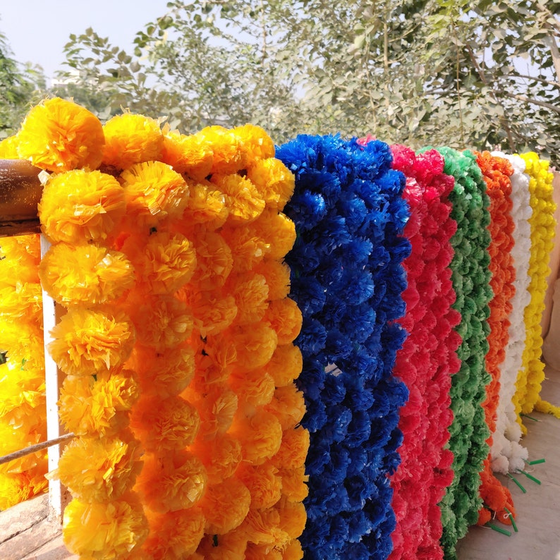 60pcs Lot Fresh Like Real Look Artificial Flower Strings Etsy