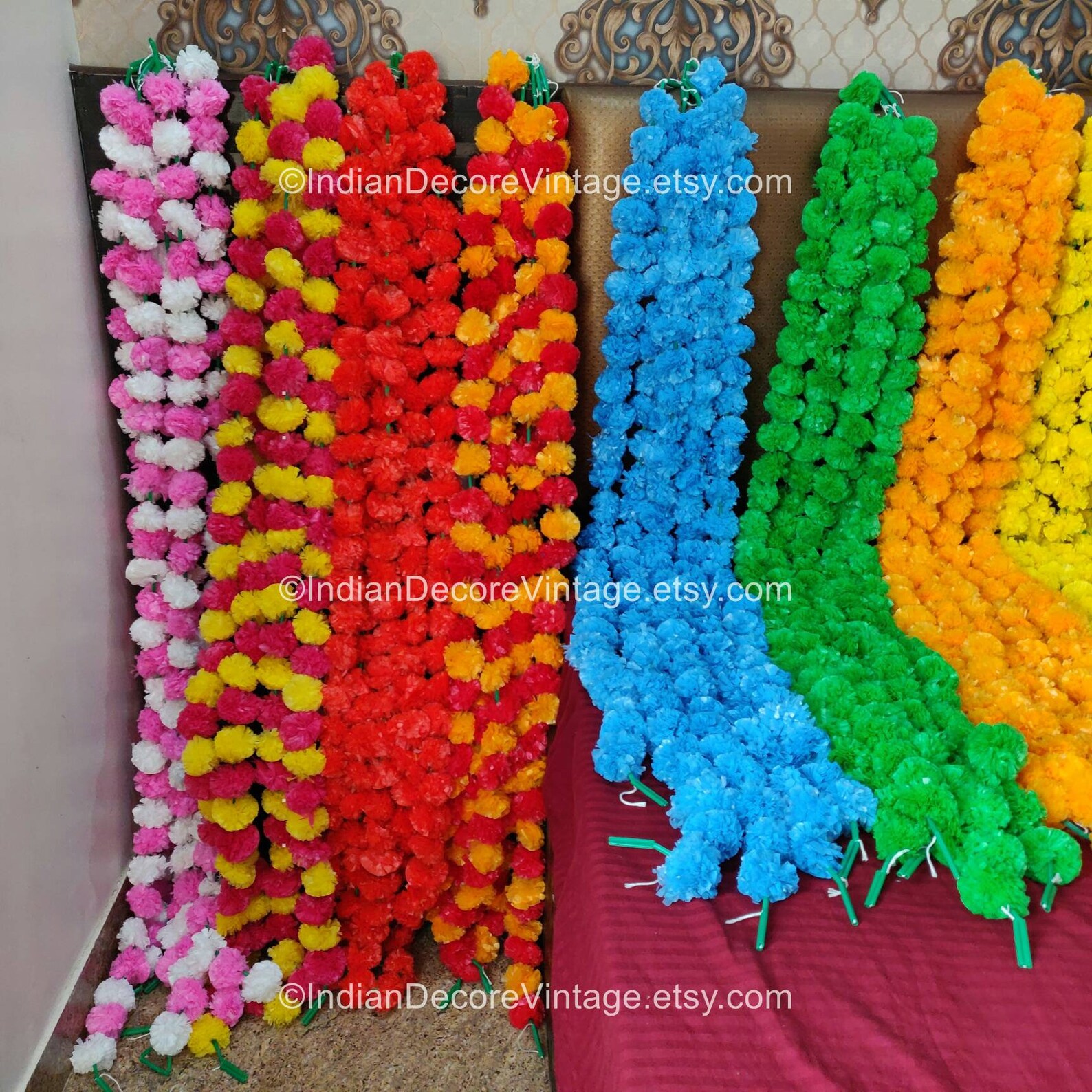 70 Pcs Lot Fresh Like Real Look Artificial Flower Strings For Etsy France