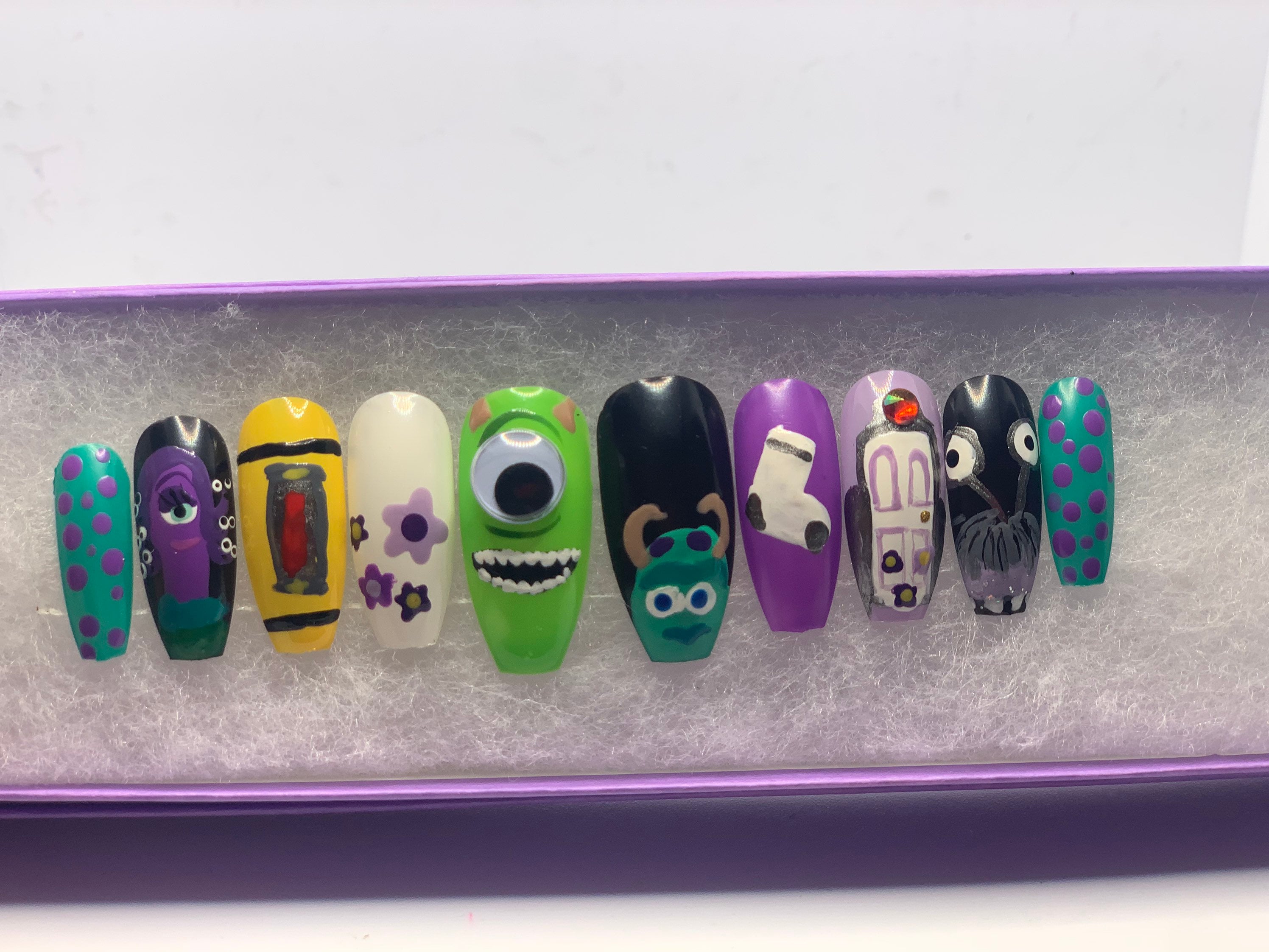 Monsters Inc Nails