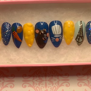 Ratatouille inspired nails