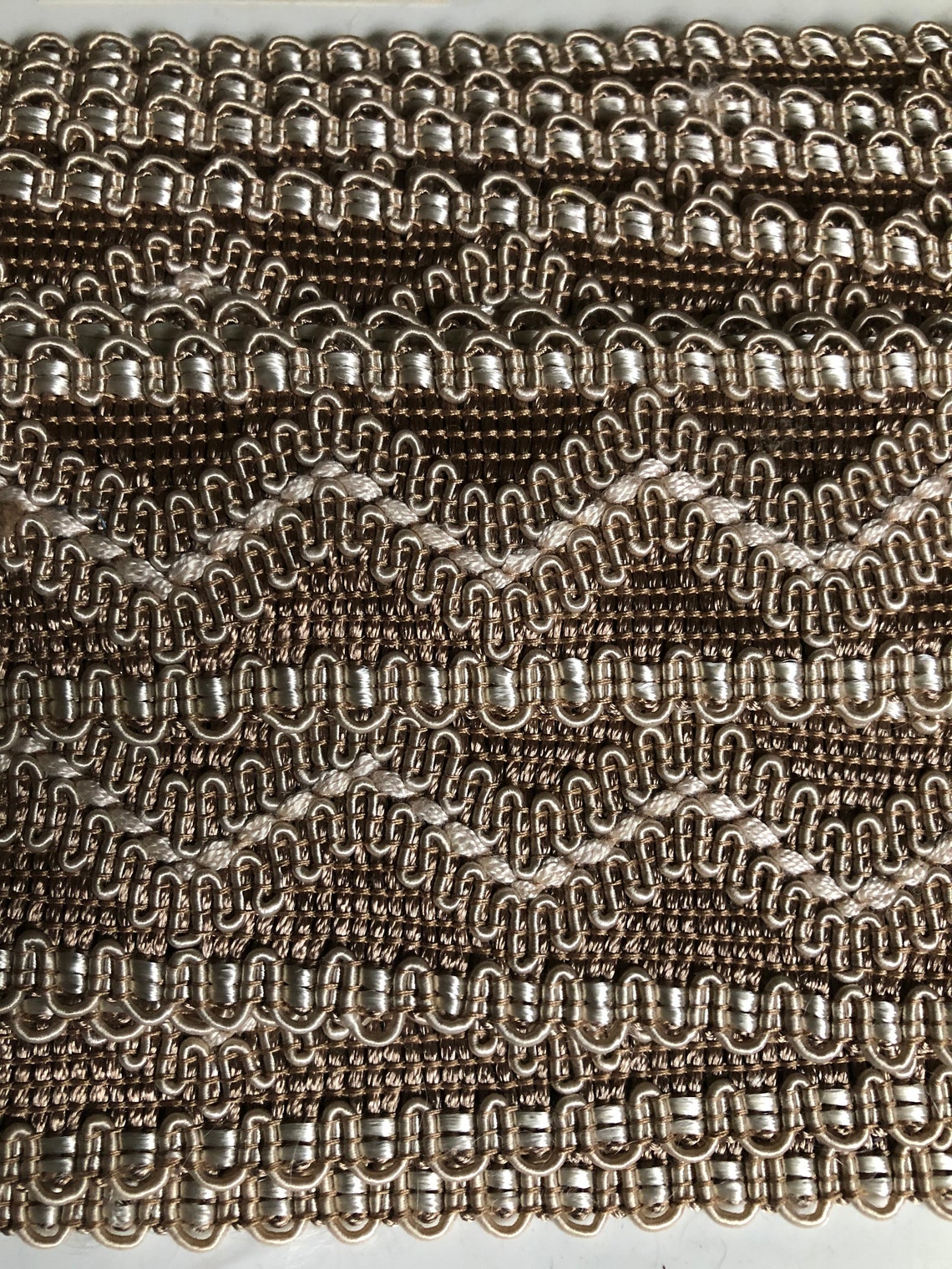 Bolt As Is Wide Zig Zag Tan Approx 11 Yards Sewing Notions Etsy