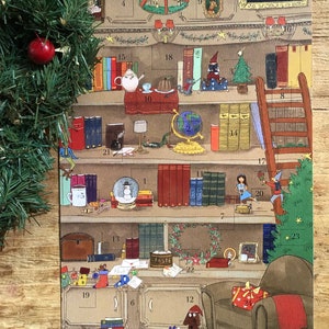 Calendrier de lavent: la bibliothèque des lutins de Noël image 1