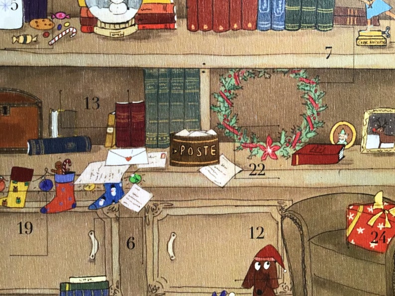 Calendrier de lavent: la bibliothèque des lutins de Noël image 5