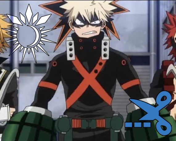 Bnha Bakugou Winter Hero Suit Top Pattern - Etsy