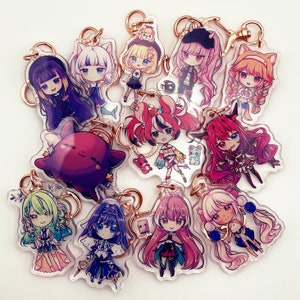 Hololive EN - Acrylic Charms & Stickers