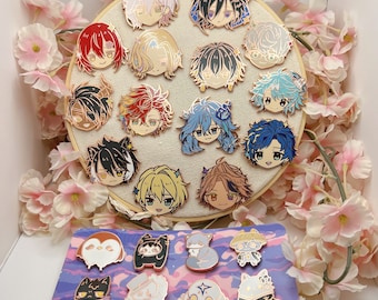 Épinglettes Holostars JP en émail
