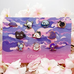 Holostars TEMPUS Mini Mascot Enamel Pins
