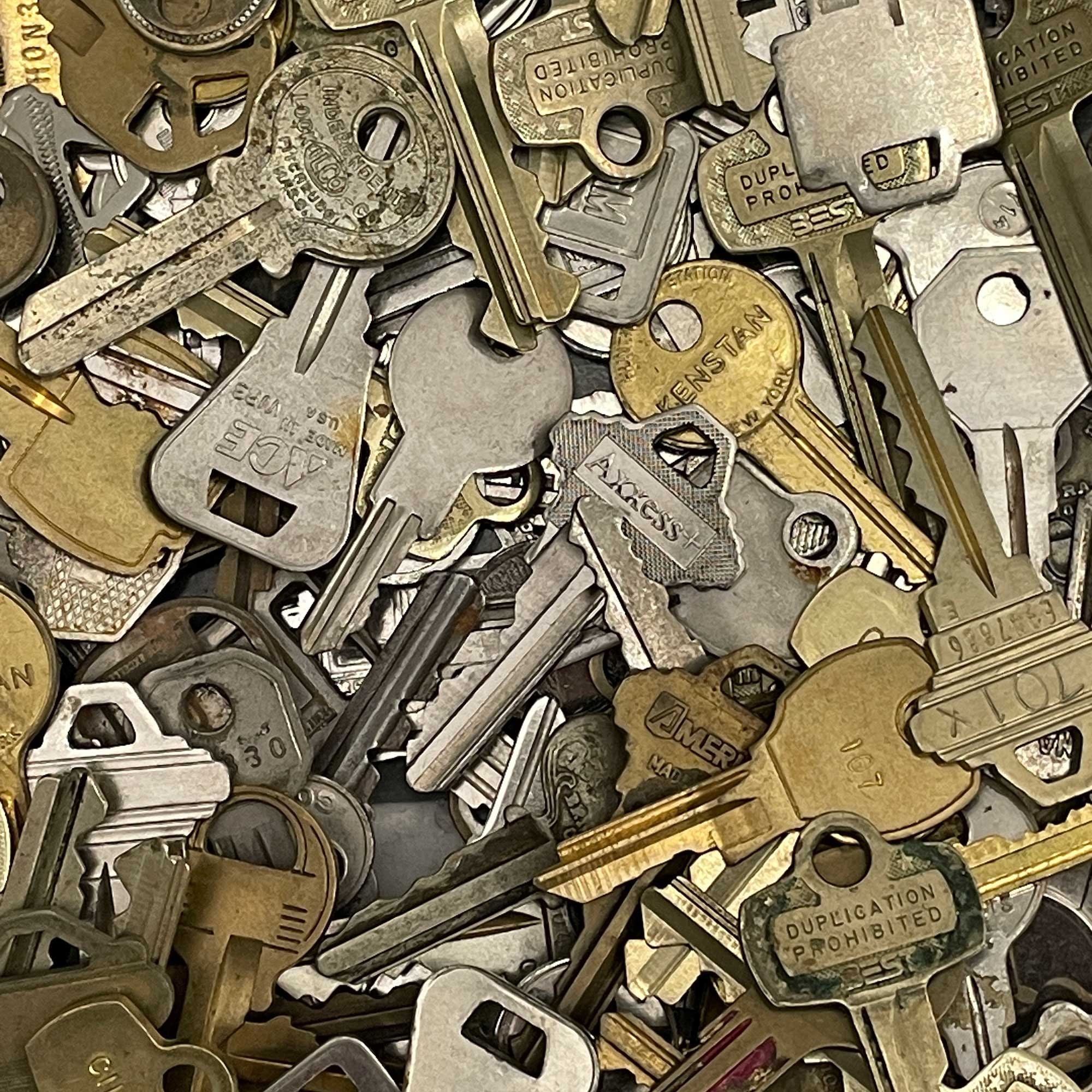 Keys, Lot of 50 Old Keys