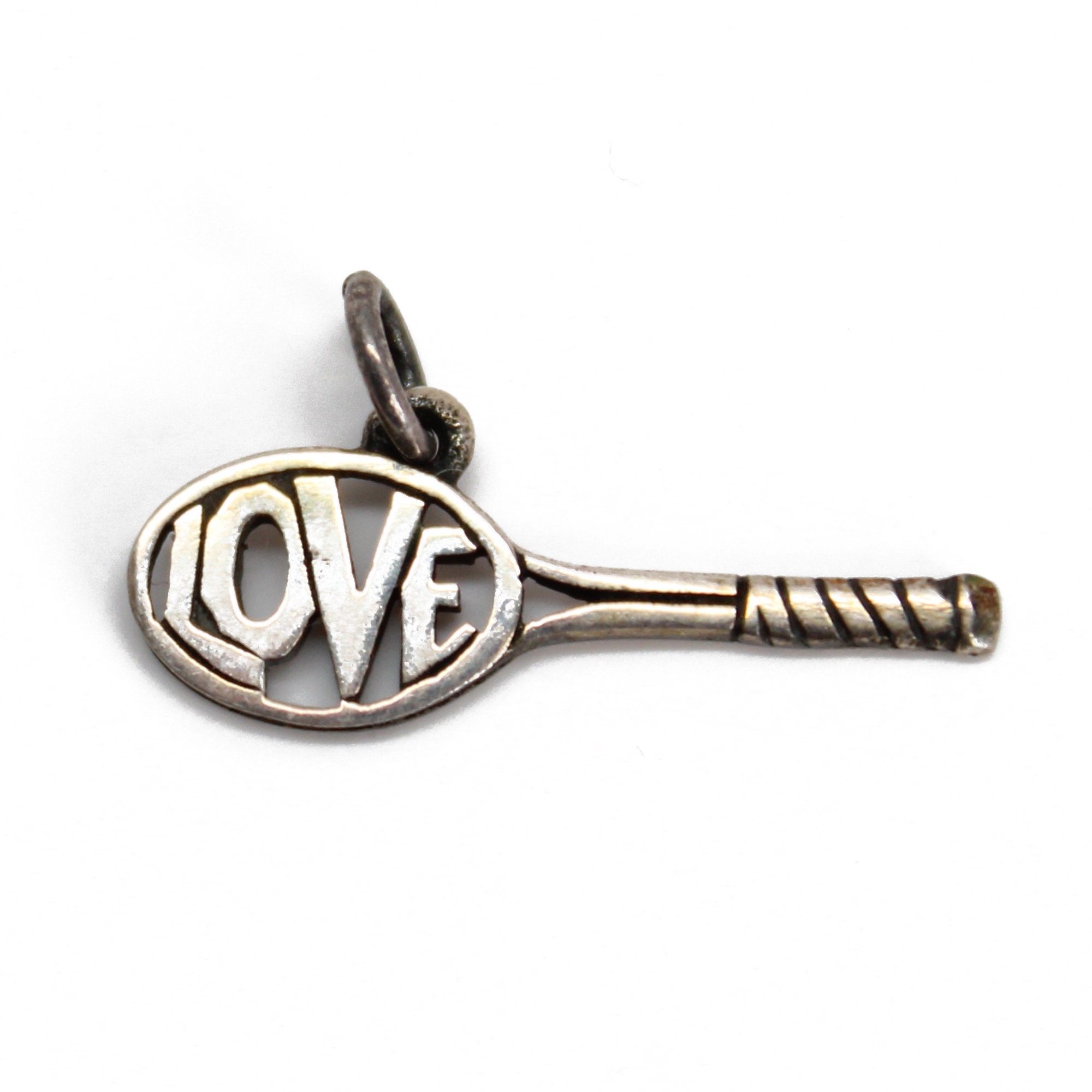 James Avery Love Tennis Racket Charm Retired James Avery Etsy
