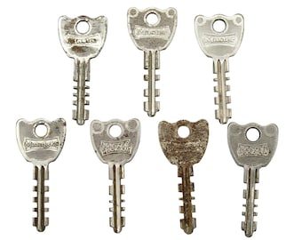 10 Vintage Master Lock Keys, Saw Tooth Keys, Milwaukee Wis. USA - Etsy