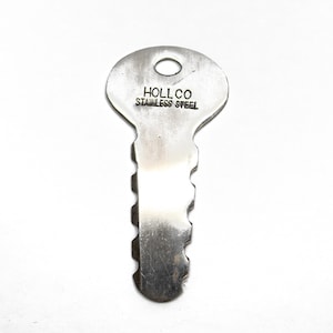 Holl Co Stainless Steel Key, Vintage Made in Japan