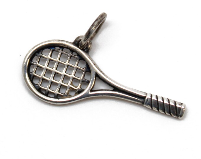 James Avery Tennis Racket Charm, Retired James Avery Jewelry, Tennis