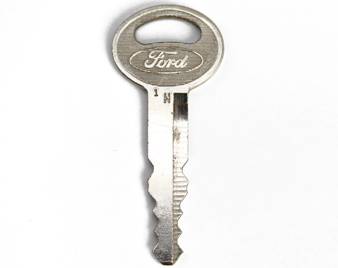 Vintage Ford Key, Family of Fine Cars, Key Collectible, Movie Prop Key