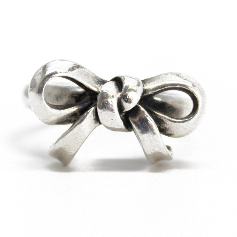 James Avery Sterling Silver Bow Ring Size 8 US Retired James Etsy