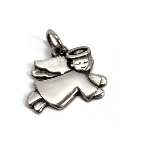 James Avery Baby Angel Charm Joyas James Avery retiradas Amuleto de pulsera de plata esterlina Etsy Espana