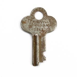 Eagle Lock Co. Key 56K9, Terryville Conn, USA Antique Steamer Trunk Key